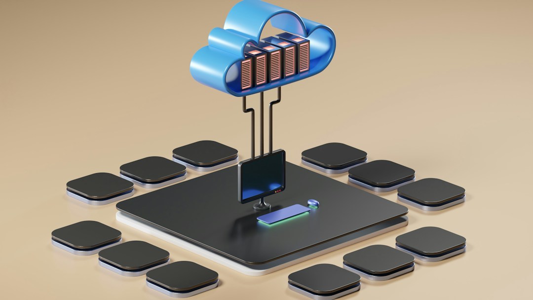Cloud computing technology representing cloud and server solutions